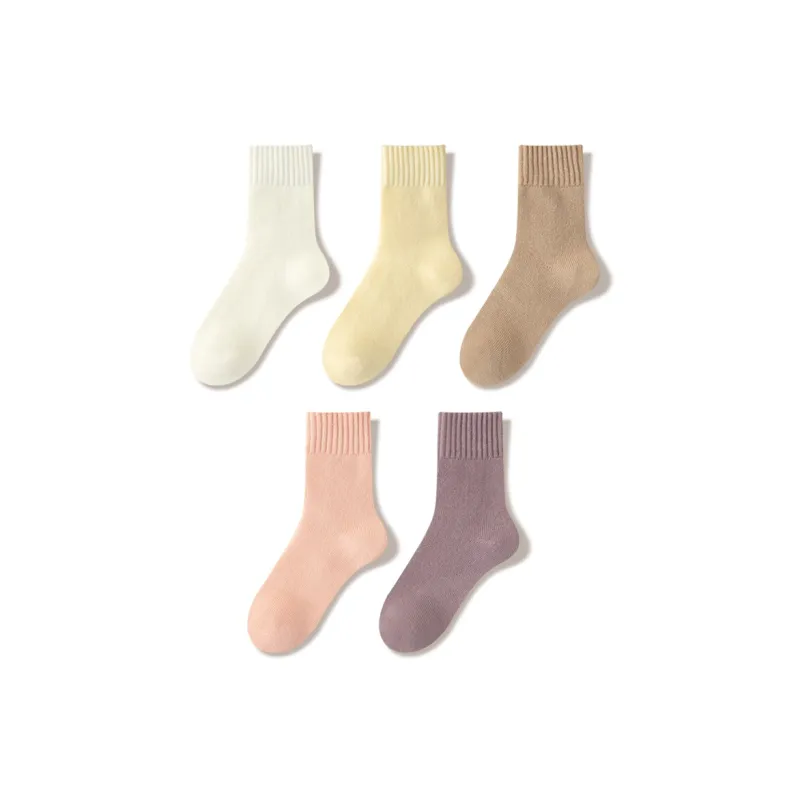 JIAZINI Mid Calf Socks Women's 5 Pack-6