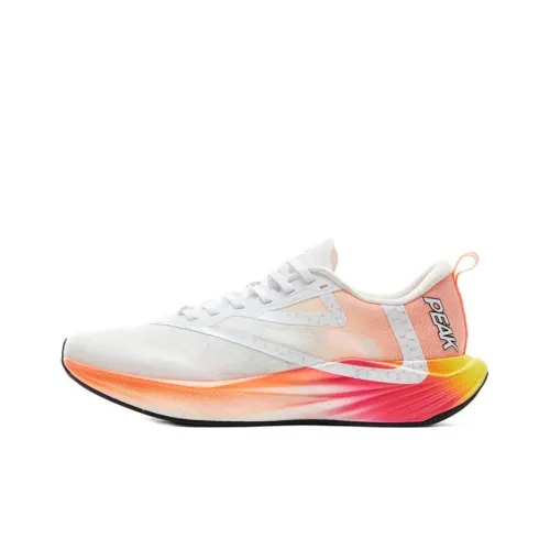PEAK Low Top Sprint Running Shoes Men's White Red