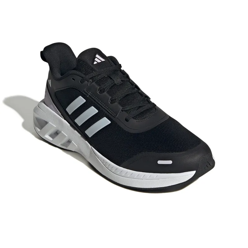 Adidas Cushioning Breathable Low Top Running Shoes Women's Black-1