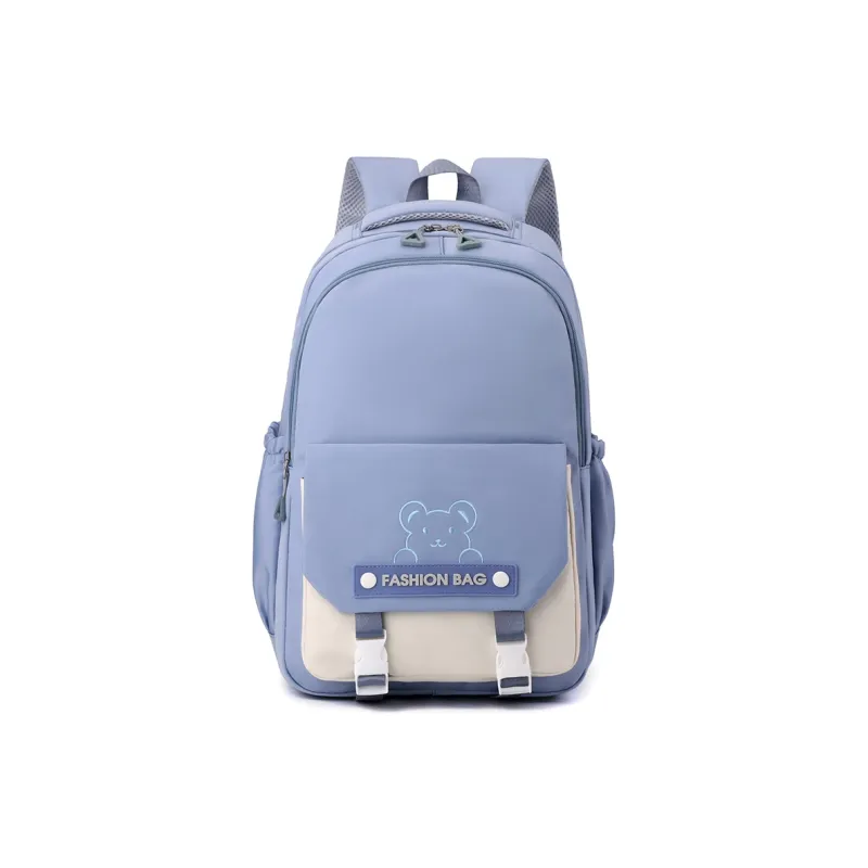 Gorora Nylon Fabric Backpack Regular Women's Multicolor-10