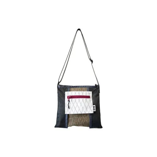 The HOUSE Yimazato Fabric One Shoulder Crossbody Water Repellent Regular Unisex Raindrop Gray Series