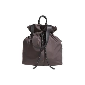Adidas Polyester Bucket Bag, One Shoulder Handbag Women's Coffee