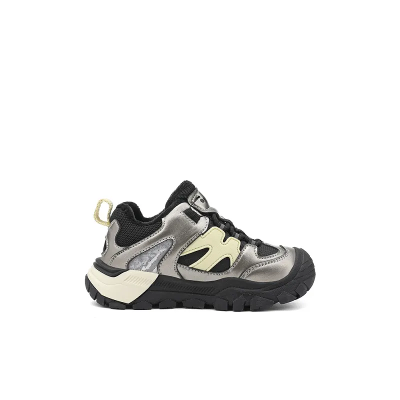 Jeep Slip Resistant Anti Kick Wear Resistant Warm Low Top Kids Lifestyle Shoes Star Diamond Silver/Phantom Black Kids'-1