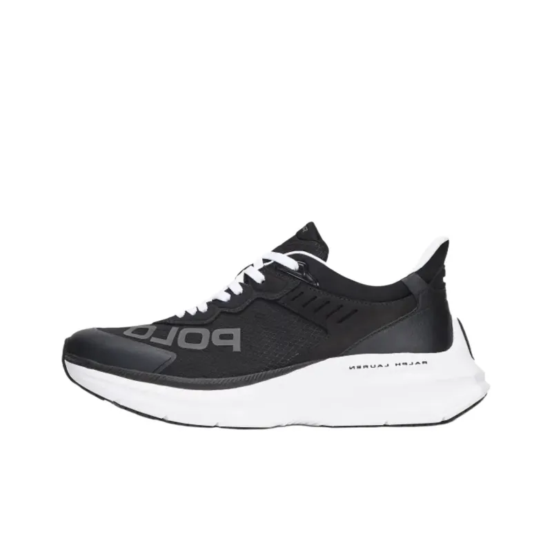 Polo Ralph Lauren Court Blade Low Top Casual Shoes Men's Black-0