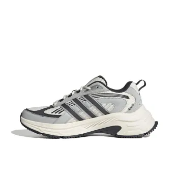 Adidas Breathable Low Top Running Shoes Unisex Light Gray