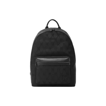 FION Mountain And Sea Journey Series Fabric Backpack Men's Black