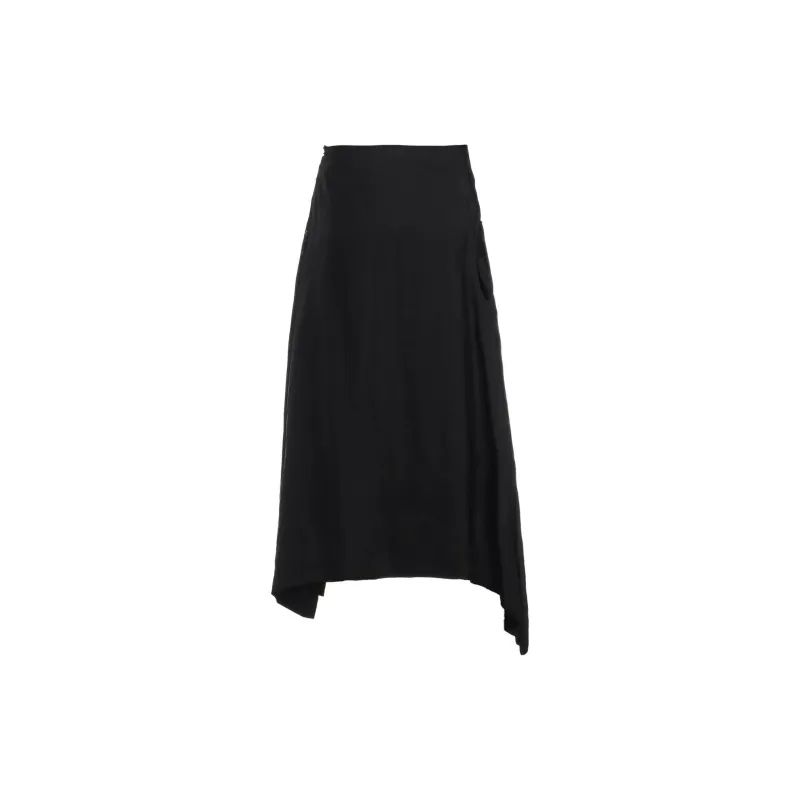 Yohji Yamamoto Casual Long Skirts Women's Blue-1