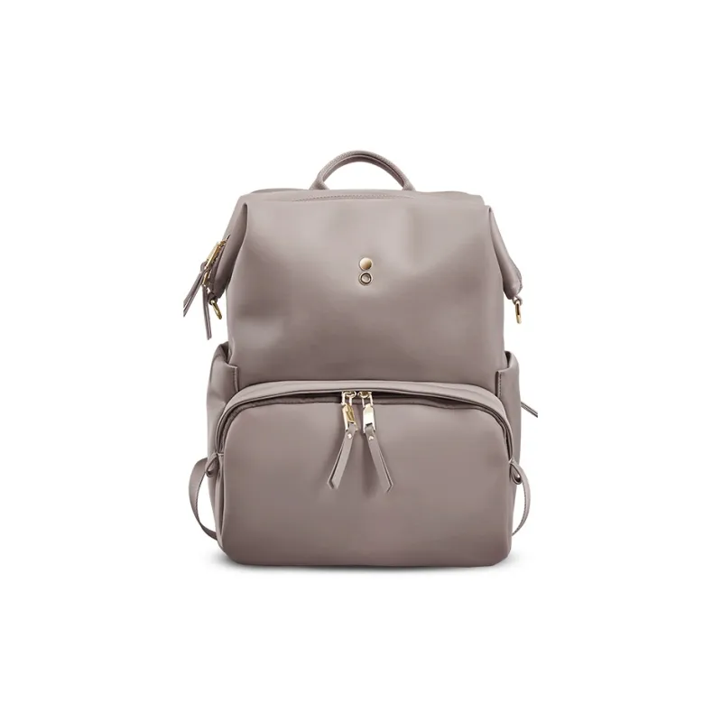 ECHOLAC Fabric Backpack Women's Gray/Pink/Black/Orange/Lake Green-2