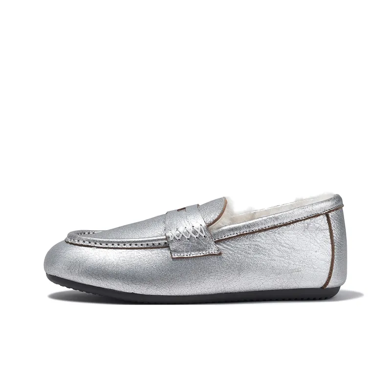 BELLALILY Loafers Women's Silver-0