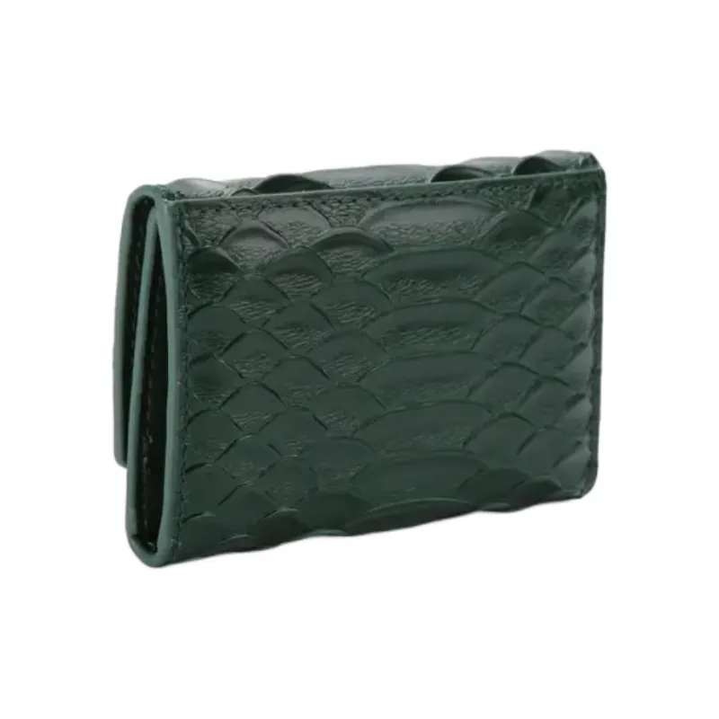 Kurt Geiger London Leather Wallet Women's Dark Green-2