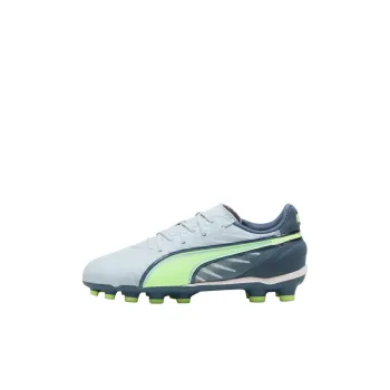 PUMA KING MATCH Anti Slip Wear Resistant Low Top Kids' Soccer Shoes Gray Kids'