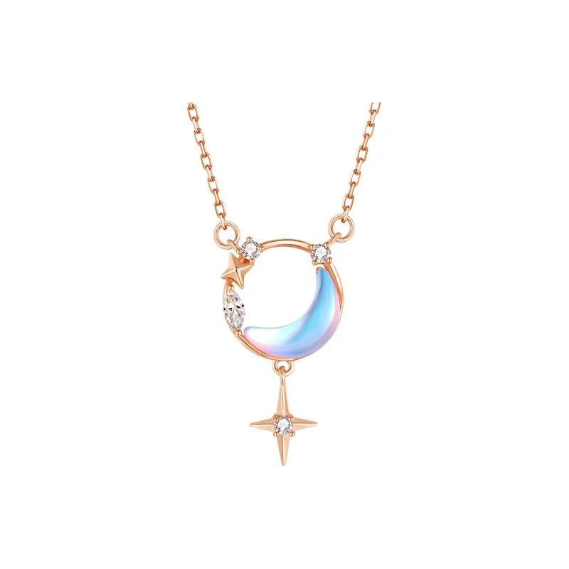 Ascending S925 Silver Necklaces Women's-0