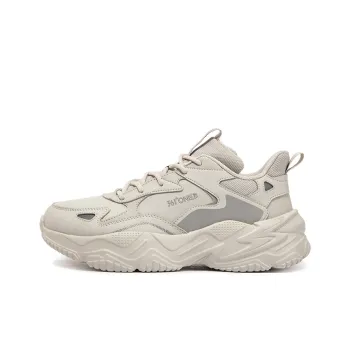 361° Croissant Anti Slip And Wear Resistant Water Resistant Low Top Casual Shoes Men's White Limestone Color