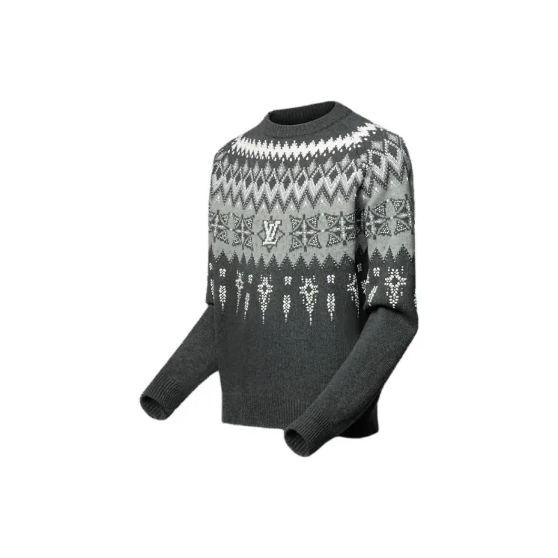 LOUIS VUITTON Embellished Wool Cashmere Blend Pullover-2