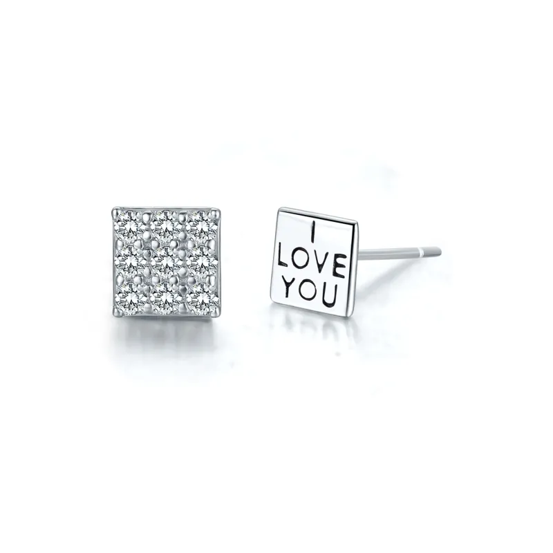 PEARL QUEEN S925 Silver Stud Earrings Women's-21