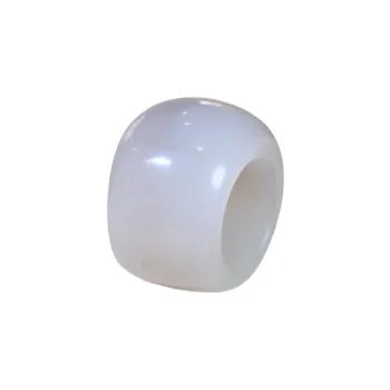 Jade Charm Yao Hetian Jade Rings Smoky Purple Unisex