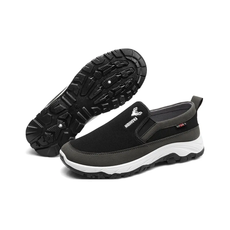 Strongman 3515 Men's Casual Shoes Men's Black Gray Blue-3