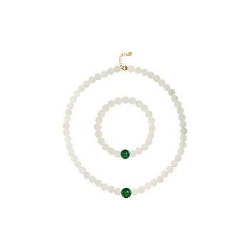 Beth Jewelry Golden Silk Jade Necklaces Women's