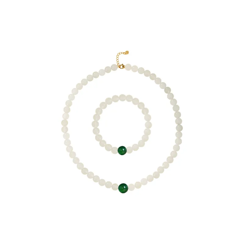 Beth Jewelry Golden Silk Jade Necklaces Women's-0