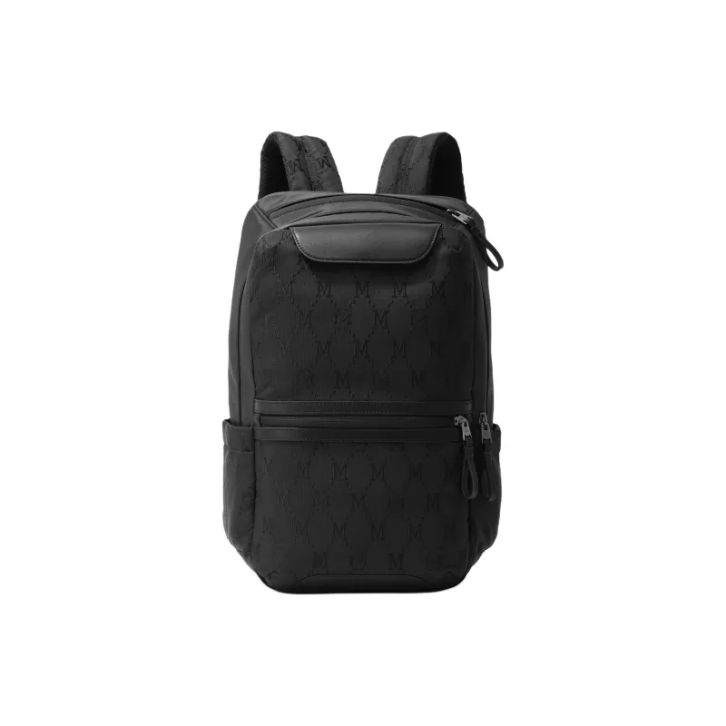 FION Fabric Backpack Large Size Men's Black-0