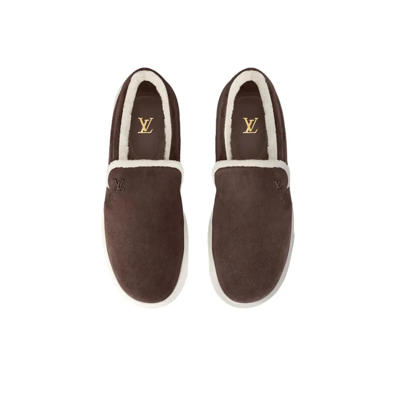 LOUIS VUITTON SKI Skiing Series Pacific Loafers Men's Brown-3