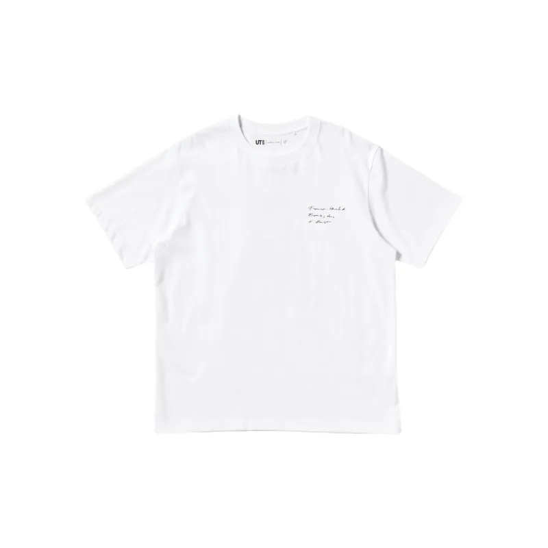 UNIQLO Louvre X Camille Henrot Collaboration T-Shirts Unisex White-1
