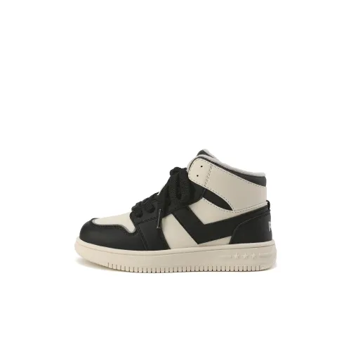 PONY Warm Kids Lifestyle Shoes Black Beige Kids'