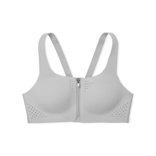 Victoria's Secret VSX Featherweight Max Front Close Sports Bra / Sterling Bra Women's Silver Gray