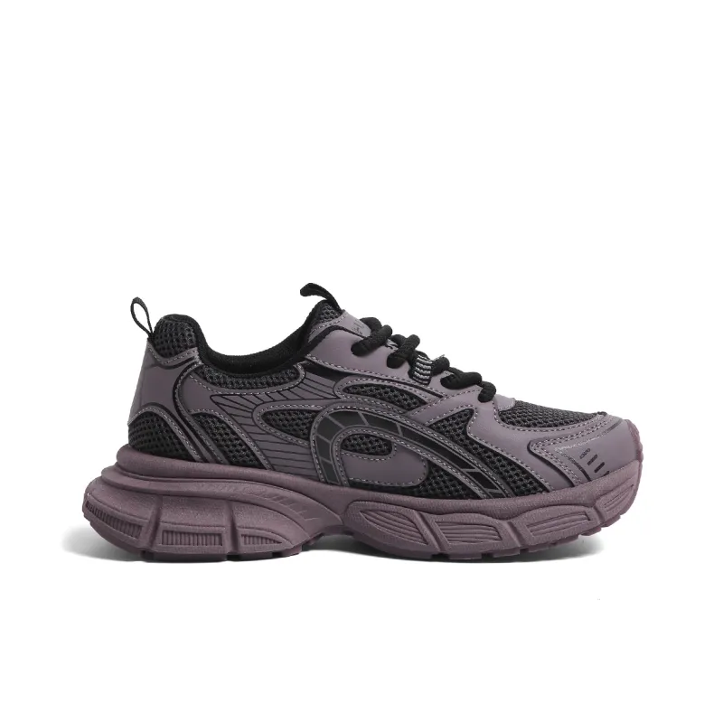 HUANQIU Anti-Slip And Wear-Resistant Breathable Low-Top Chunky Sneakers Women's-1