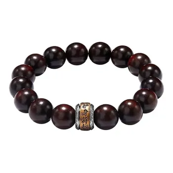 Xifeng Building Sandalwood Wooden Bracelets Unisex