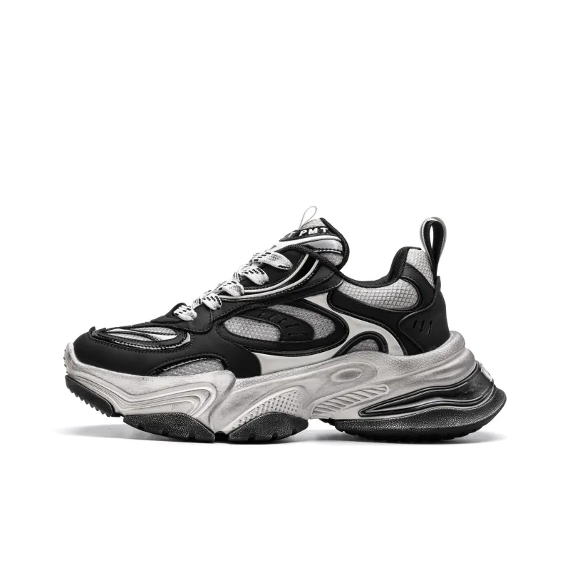 PMT Nirvana Series Anti-Slip And Wear-Resistant Lightweight Height Increasing Low-Top Chunky Sneakers Unisex-6