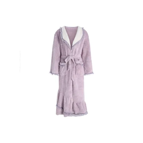 MIIOW Pajama Robe Women's Purple