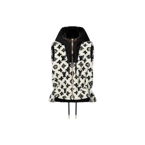 LOUIS VUITTON Monogram Teddy Peplum Gilet