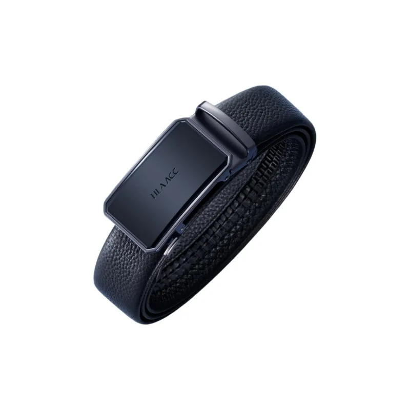 HLA Top Grain Cow Leather Belts Men's 3.5cm-3