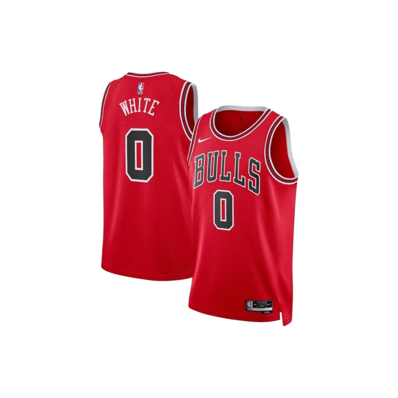 Nike Coby White Chicago Bulls 2024/25 Icon Edition Big Kids' Nike Nba Swingman Jersey-2