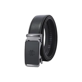 FION Mountain And Sea Journey Series Top Grain Cow Leather Leather Belts Men's 3.5cm
