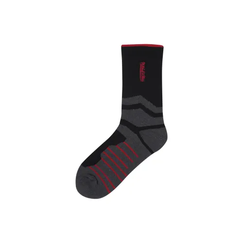 Mitchell & Ness Mid Calf Socks Unisex 1 Pack Black