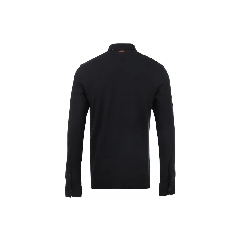 Ermenegildo Zegna Long Sleeved Polo Shirt-1