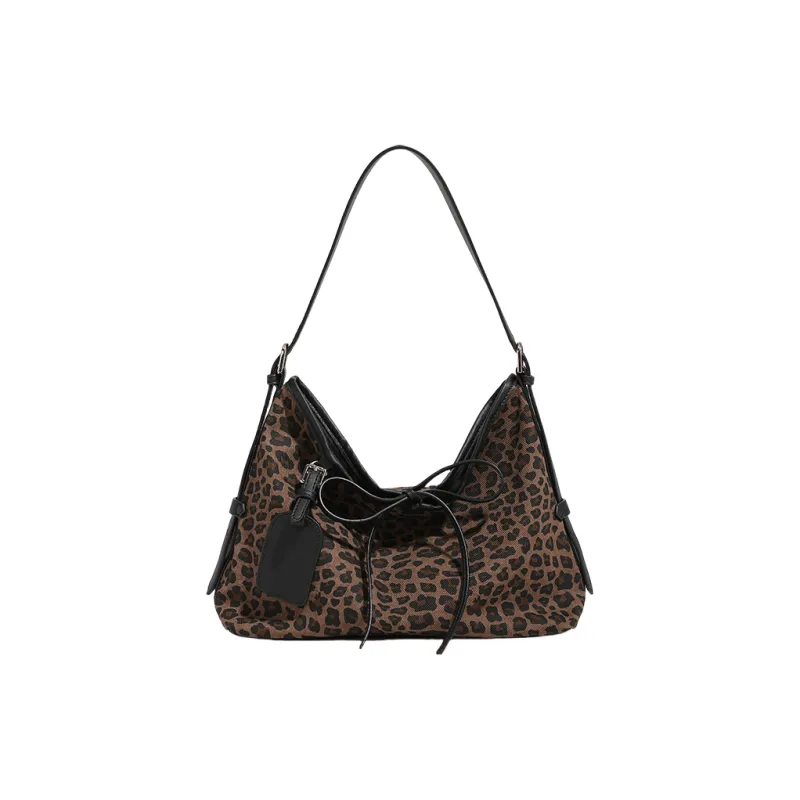 H YXIANG Artificial Leather Shoulder Bag Regular Women's Coffee/Brown-9