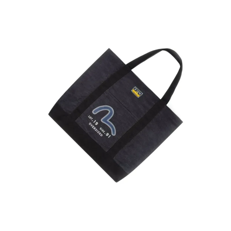 EVISU Cotton One Shoulder Handbags Regular Men's Blue-3