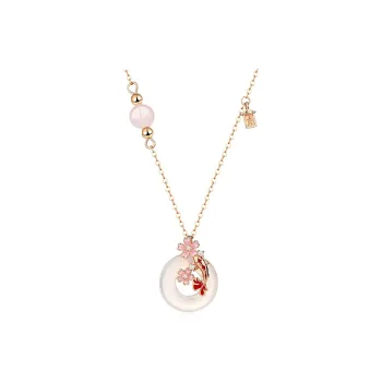 YUOFFICIAL S999 Fine Silver Adjustable Luxury Fashion Niche Versatile Elegance Advanced Touch Necklaces Women's