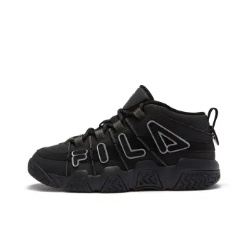 FILA FUSION Barricade Vintage Basketball Shoes Men Mid Top Vanishing Blue/Limestone