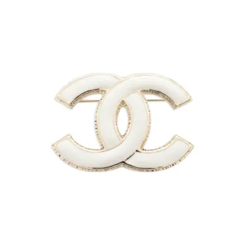 CHANEL Pre-Owned 1986-1988 CC Enamel Brooch