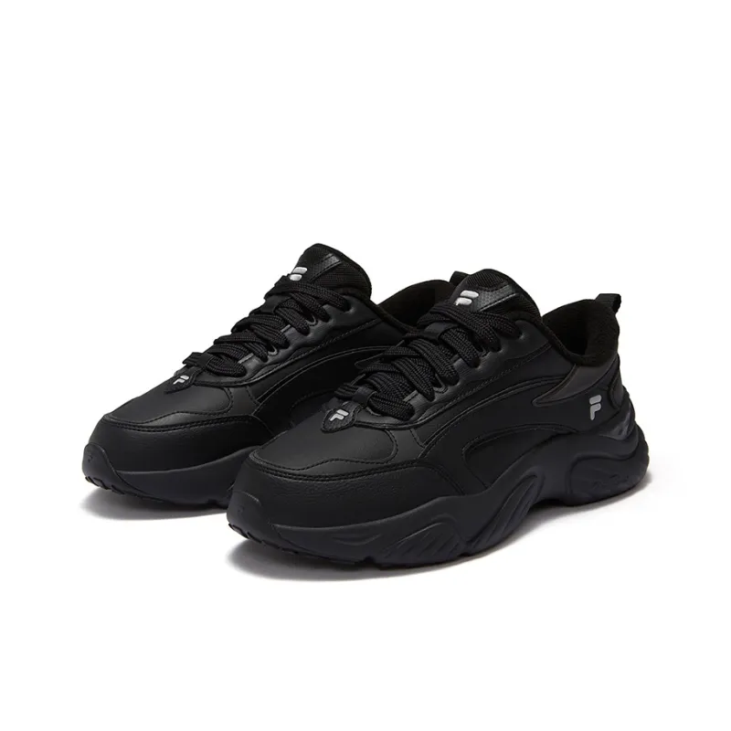 FILA FUSION Conch D Slip Resistant Low Top Casual Shoes Men's Black-1