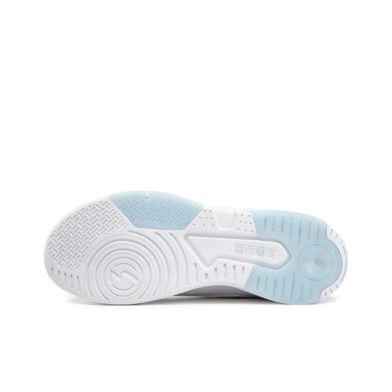 361° Xingran Coverage Slip Resistant High Top Skateboard Shoes Women's White-4