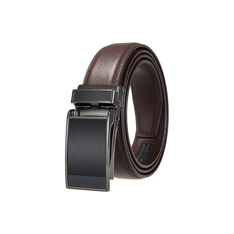 YUZHAOLIN Cow Split Leather Leather Belts Unisex 3.5cm-3