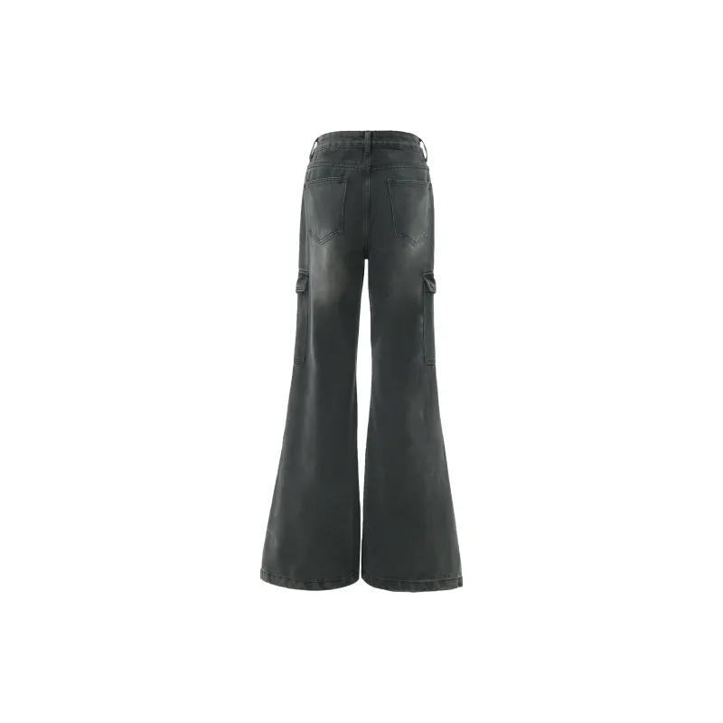 Wen Shan Jeans Women's Black Gray-1