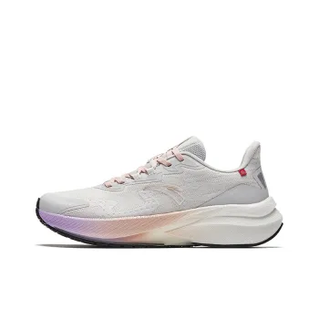 Anta Cushioning Rebound Wear Resistant Slip Resistant Low Top Nitrogen Technology Training Running Shoes Women's Gray