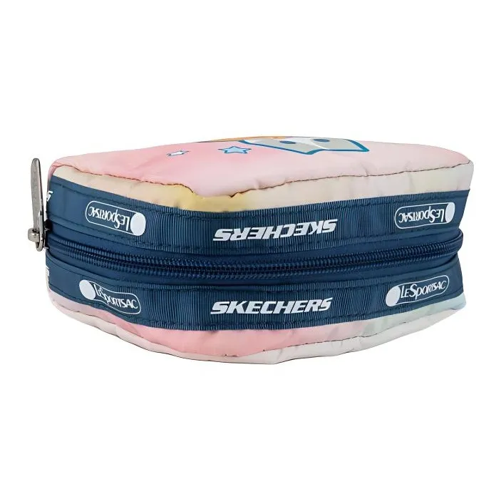 Skechers LeSportsac LeBao Shi Collaboration Fabric Clutch Coin Purse Small Size Women's Multicolor-3