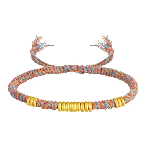 CHOW TAI SENG Gold Bracelet Unisex